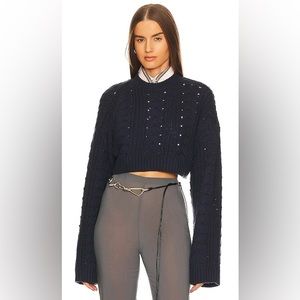 L’Academie Cropped Sweater